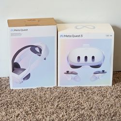 Meta Quest 3 128gb +Back Comforter