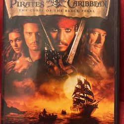 Pirates of the Caribbean - The Curse Of The Black Pearl and Dead Man’s Chest DVDs
