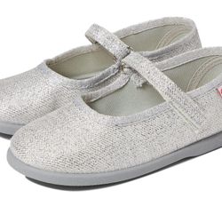 Cienta Kids Shoes Baby Girl's 24013 (Toddler) Silver Sparkle 23 (US 6.5 Toddler)