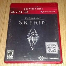 NEW THE ELDER SCROLLS V SKYRIM SONY PS3 DISC