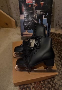 CCM Black Ice Skates with Blades