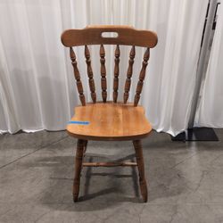 Honey Tone Wood Windsor Style Rocking Chair