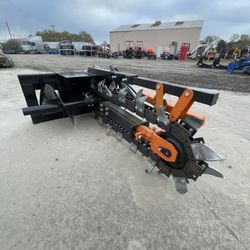 New skid steer trencher AGT