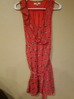 Flamingos party dress size 10/Med
