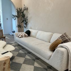 Crate & Barrel Sherpa Couch