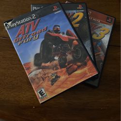 ATV offroad Fury 1,2, and 3 (PlayStation 2 Games)
