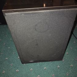 NHT subwoofer and amp