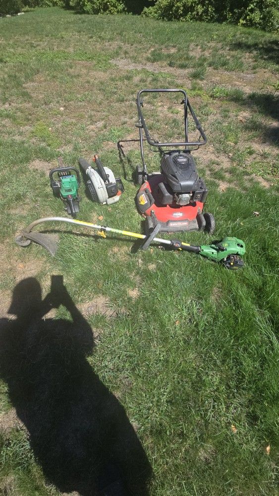 Gas lawn equipment- AS IS