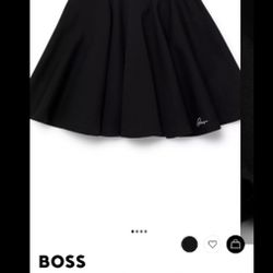 NWT Hugo Boss Kid’s Skater Skirt with Signature Stripe Waistband