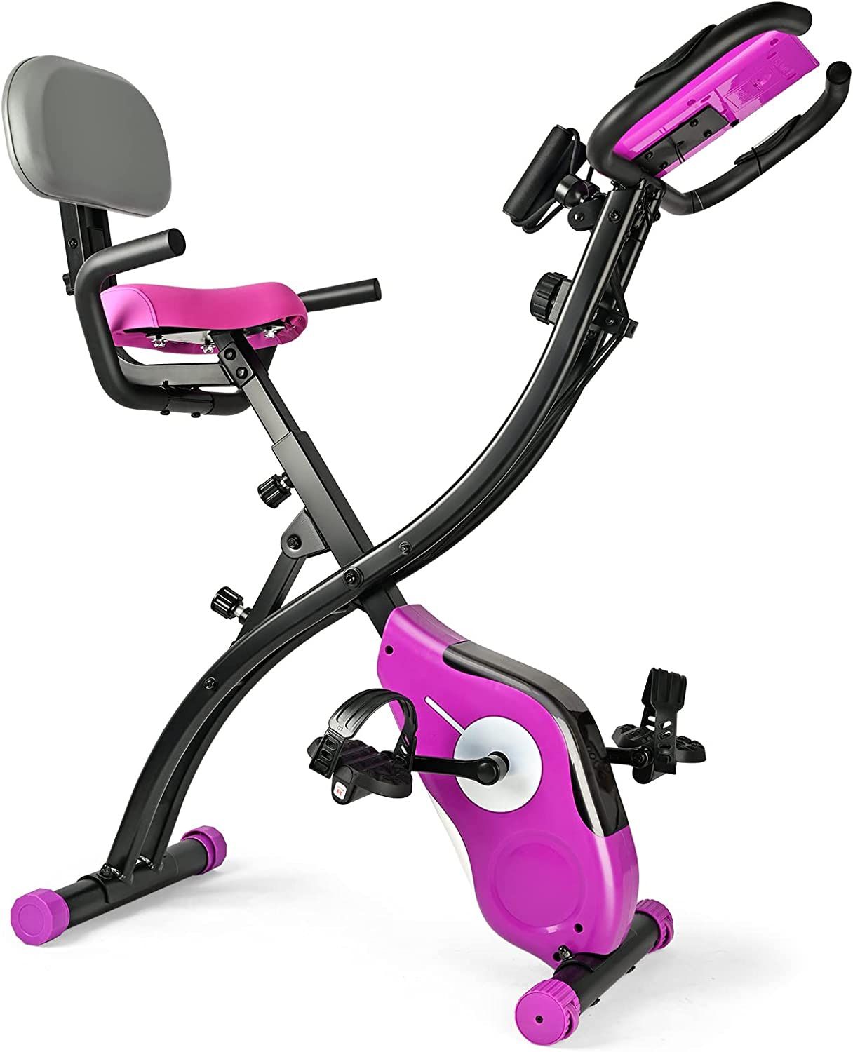Stationary Bike Qvc Fitnation Flex Bike Ultra Folding Exercise