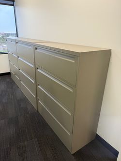 Steelcase Four Drawer Files