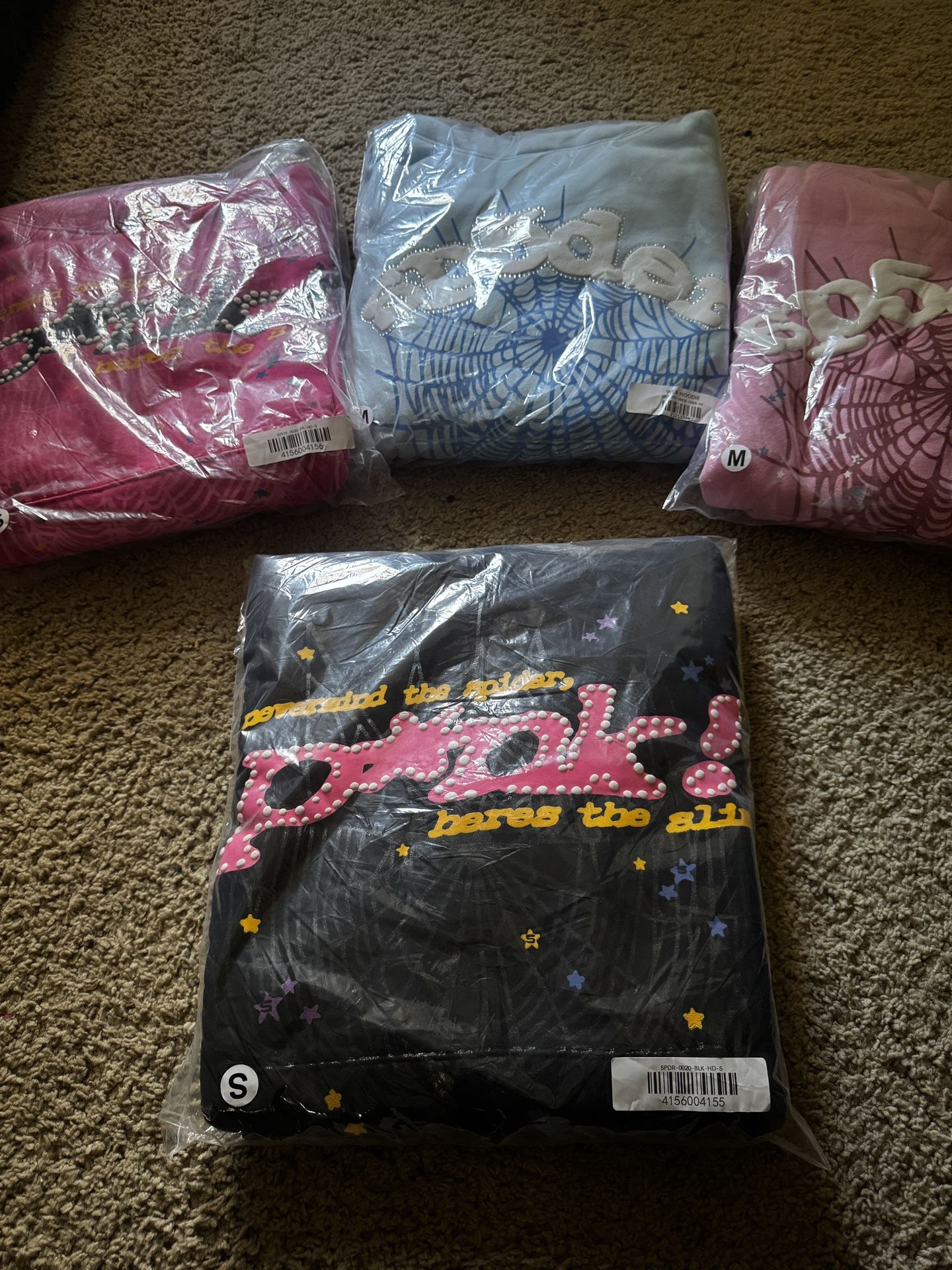 Black Pink Spider Hoodie 