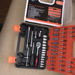 53 PCS 1/4 DR SOCKET & BIT SET