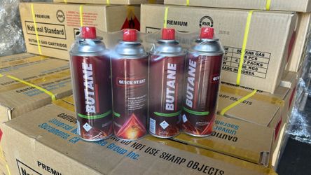 Butane gas cartridge