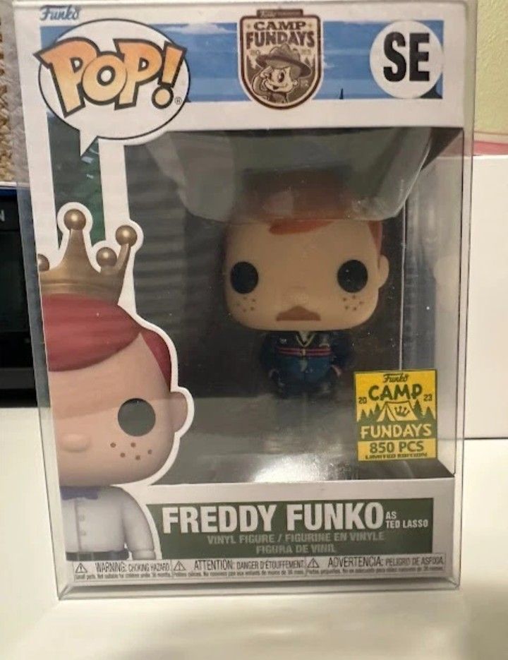 Funko Pop Camp Fundays SDCC 2023 Exclusive Freddy as Ted Lasso LE 850
