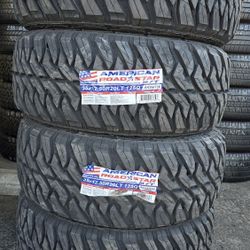 4 NEW TIRES 35x12.50R20 LT AMERICAN ROAD STAR MT   40K Miles Warranty $900  PLUS TAX 🐝 🛞 FREE INSTALLATION 🐝 🛞 