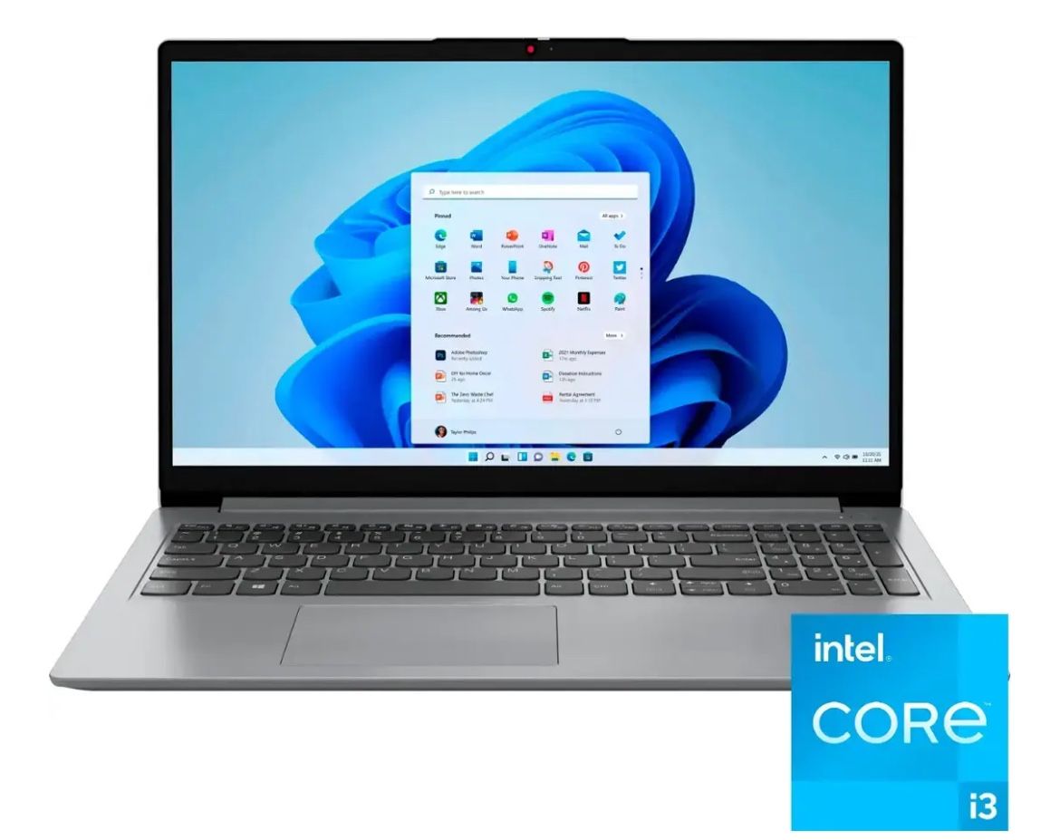 Lenovo Ideapad 1i, 15.6 Inches Touchscreen 8 Gb Of Ram And 256 Gb Of Memory Barely Used Like New.