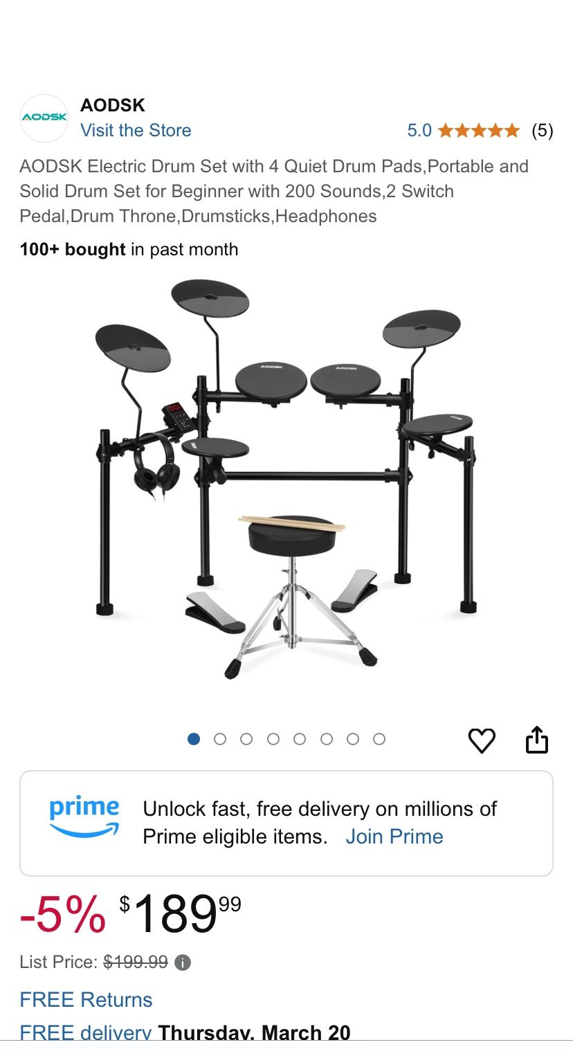 Electric Drum Set