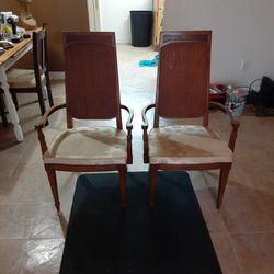 Wood Armchairs 