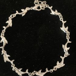 Silver Dolphin Anklet/ Bracelet