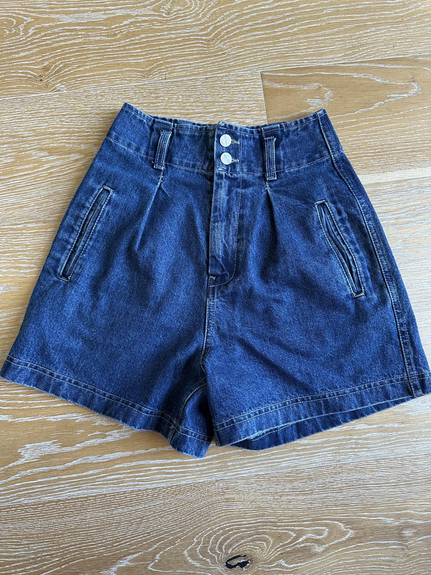 denim shorts