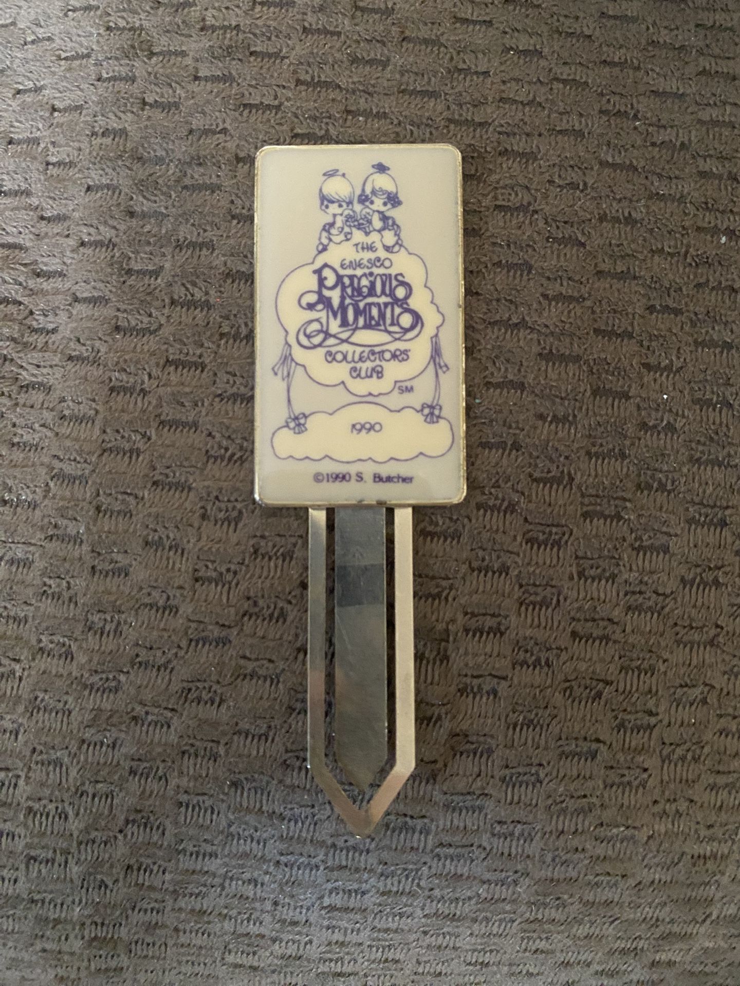 Vintage precious moments collectors club bookmark