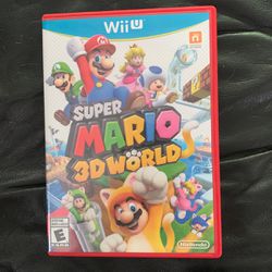 Super Mario 3D World (Nintendo Wii U, 2013) *Complete* Great Cond Original Label