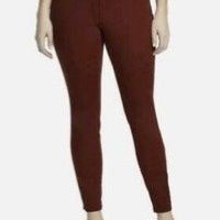 Nine West Size 8 Rust Colored Jeggings High Rise for Sale in