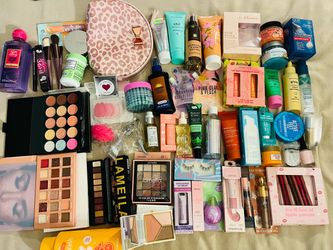 Large lot of new makeup and beauty items