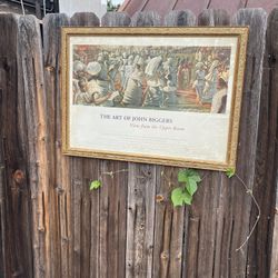 Vintage gold, ornate Gothic frame