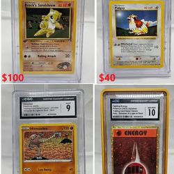 Pokemon Cards CGC Graded