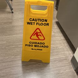 Wet Floor Caution Sign