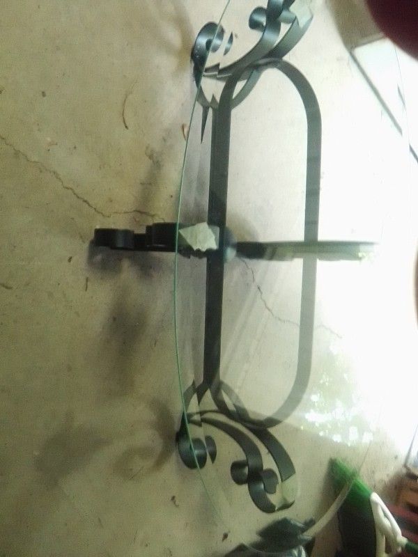 Beveled Glass Coffee Table