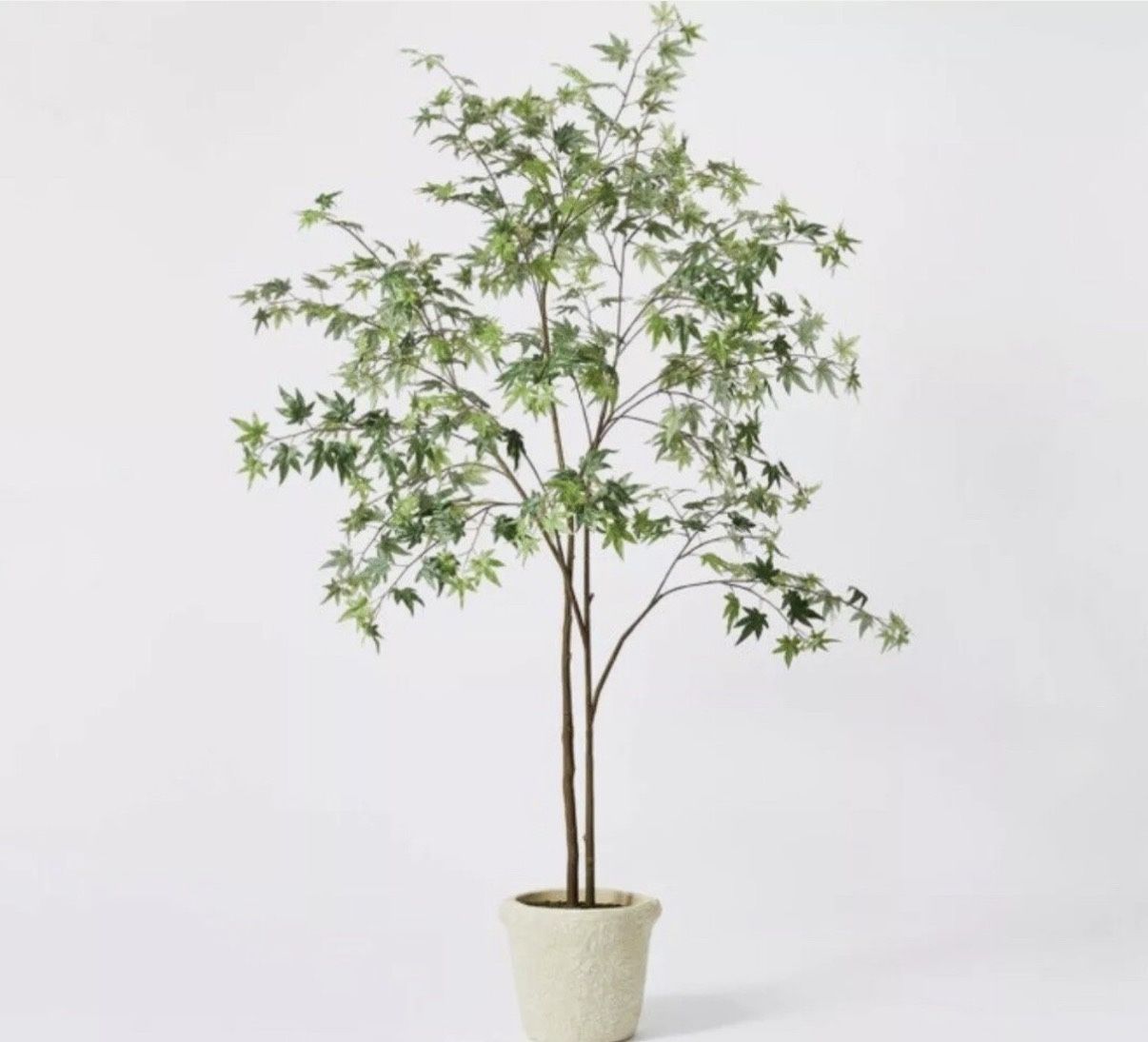 6 Ft. Artificial Faux Maple Tree -Threshold designed w Studio McGee