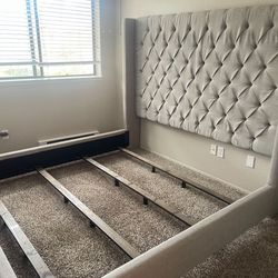 Light Gray Bed Frame