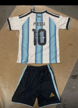 Home Argentina kids/niños jersey and shorts set messi