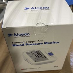 Alcedo Blood Pressure Monitor For Home Use, Automatic Digital BP Machine With Large Cuff For Upper Arm, LCD Screen, 2x120 Memory, Talking Function