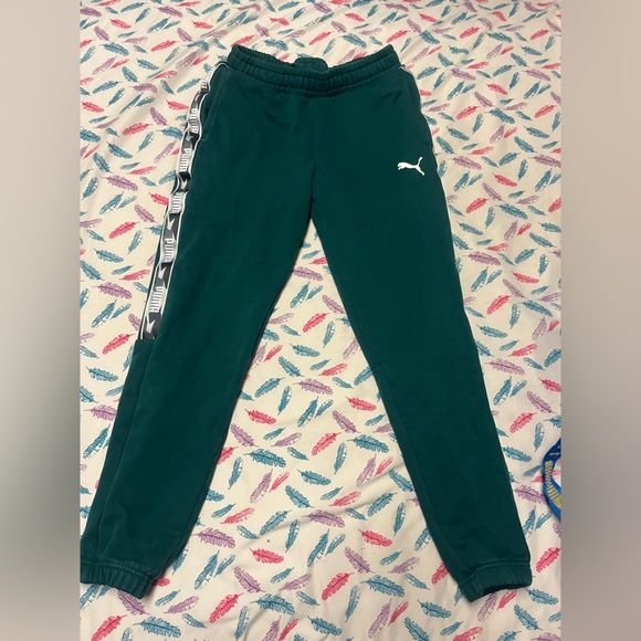 Puma Green Track Pants