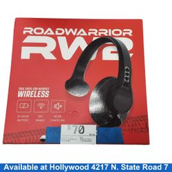Road Warrior Rw2 Black Stereo Headphone
