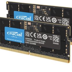 Crucial 32GB Laptop DDR5 5600 MHz SO-DIMM Memory Kit (2 x 16GB)