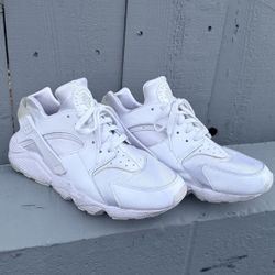 Nike Air Huarache Triple White (Size 10.5-Mens)