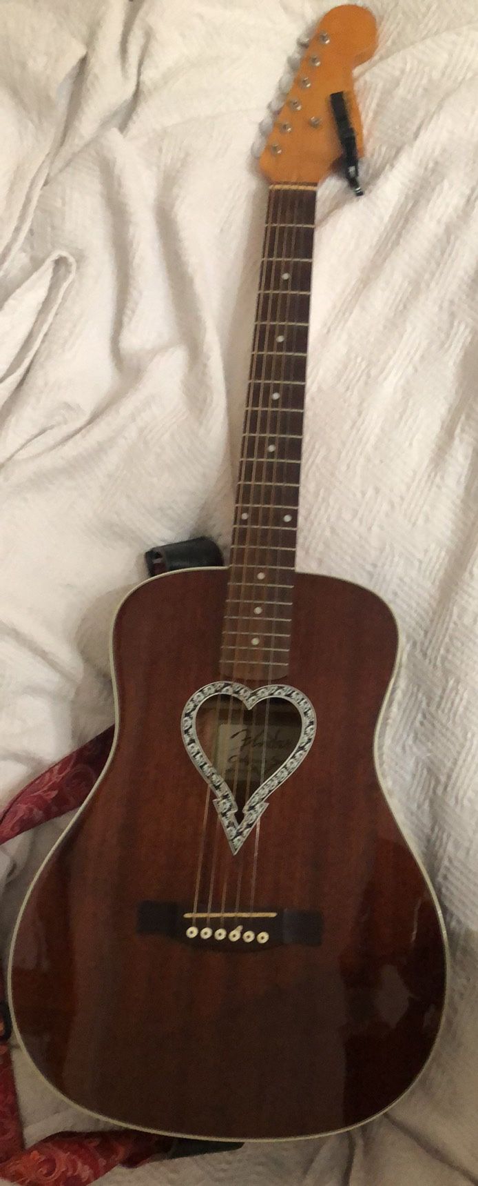 Acoustic Fender Malibu Edition Alkaline Trio