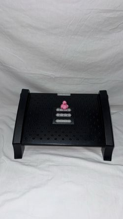 Black Adjustable Ergonomic Footrest