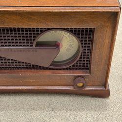 Flying Wedge Radio Post War 1949 Vtg Model 49 - 506 Tested Works