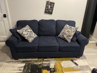 Navy Blue Couch