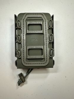 G-CODE Rifle Soft Shell Scorpion Mag Carrier with R1 MOLLE Clips Olive Drab