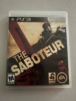 The Saboteur - Complete CIB - PS3 (Sony PlayStation 3, 2009) Excellent Condition