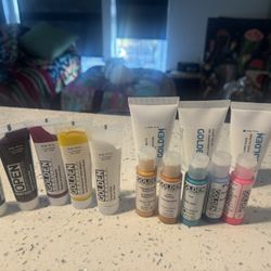 New Pro Grade Acrylic Paint, Ink And Medium. $50 For $200 Value