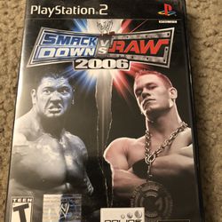 PS2 Smack down Vs Raw 2006