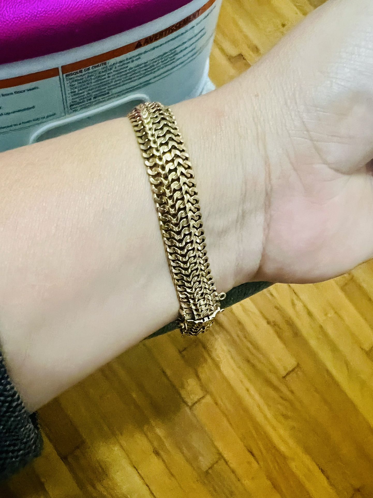 18k Gold Vintage Bracelet 26 G